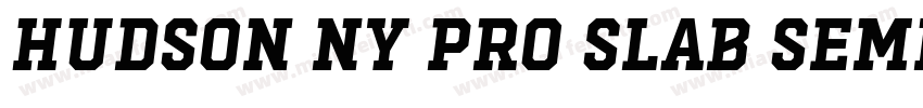 Hudson NY Pro Slab Semi Bold Itl字体转换